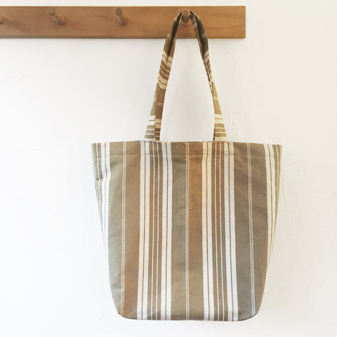 French Ticking Tote
