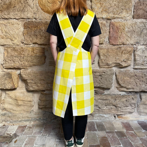 Everyday Apron - Yellow check