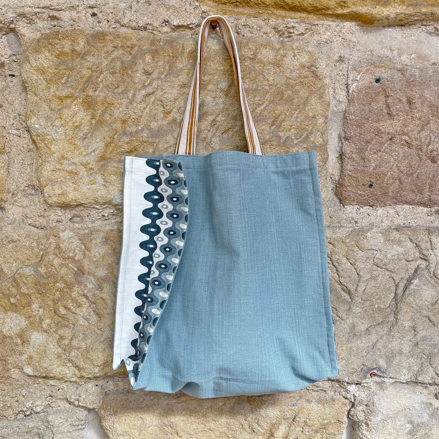 Everyday Bag - Blue Squiggle