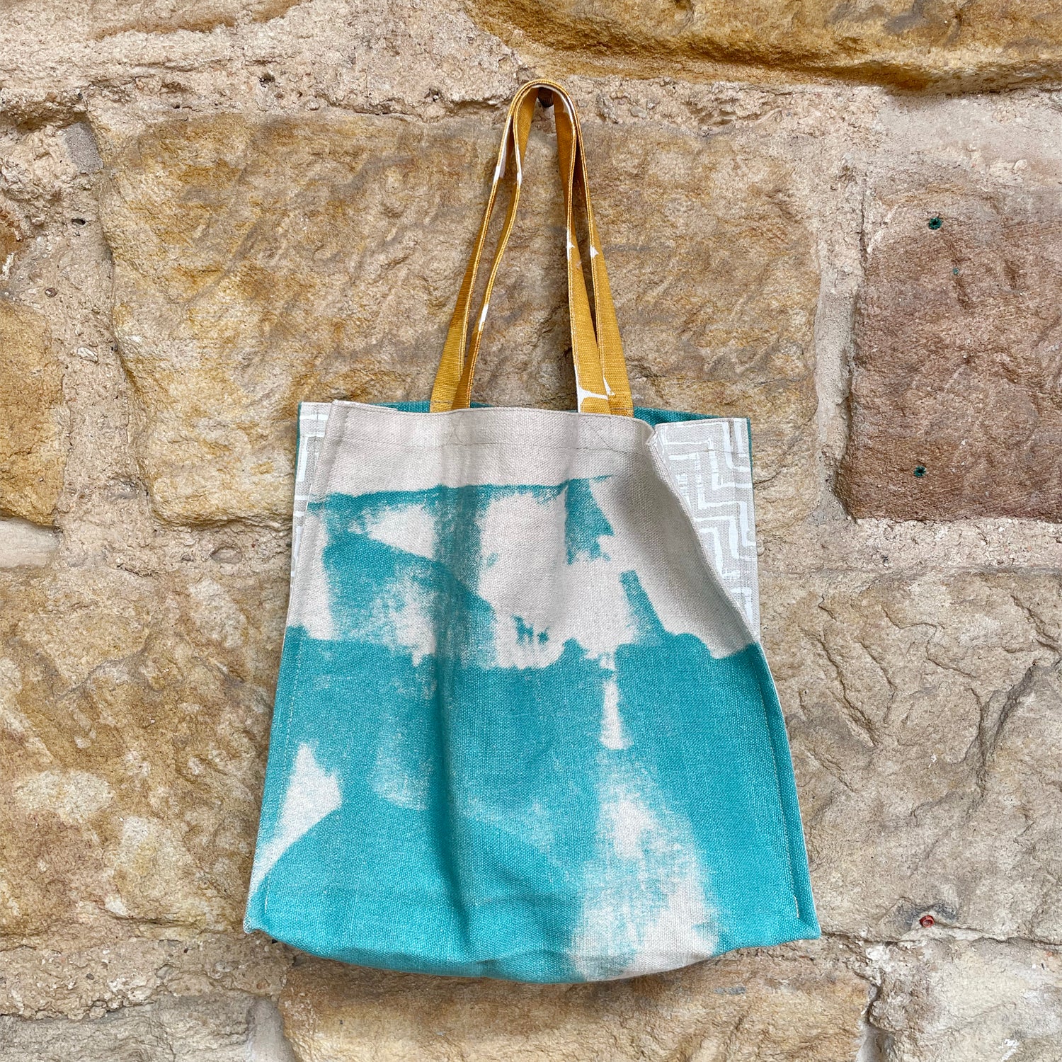 Everyday Bag - Teal Abstract