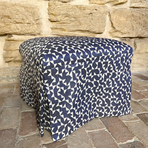 Ottoman with Slip Cover