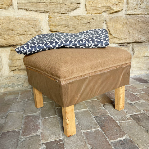 Ottoman with Slip Cover