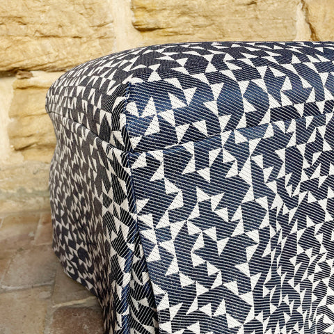 Ottoman with Slip Cover