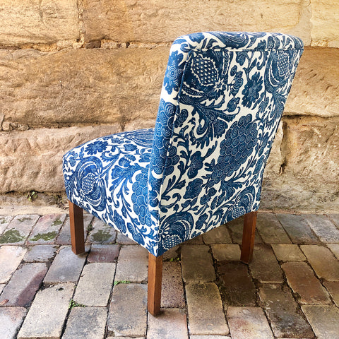 Slipper Chair - Blue