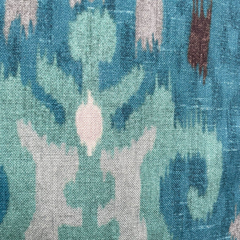 Cushions - Teal Ikat